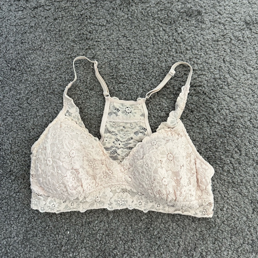 Aerie Padded Racerback Floral Bralette